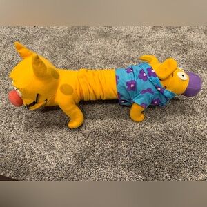 Vintage catdog nickelodeon plush 1999 stretch toy by Mattel